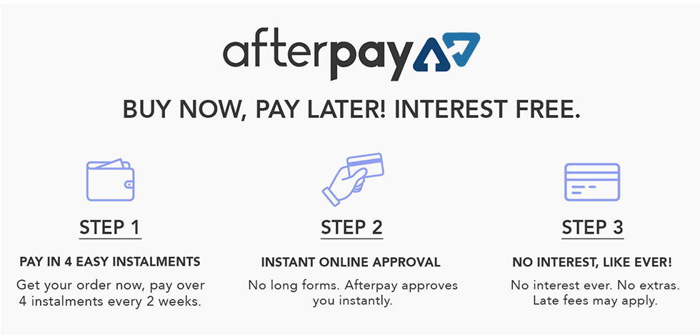 Art Supplies shop accepts afterpay