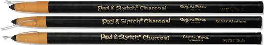 Generals Peel & Sketch Charcoal Pencils available online and instore at The PaintBox Art Supplies Shop