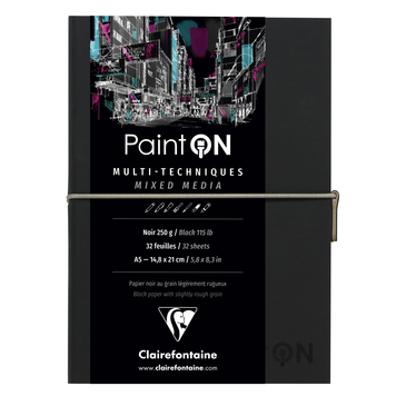 Clairefontaine black mixed media journal discount art supplies online and in-store at The PaintBox