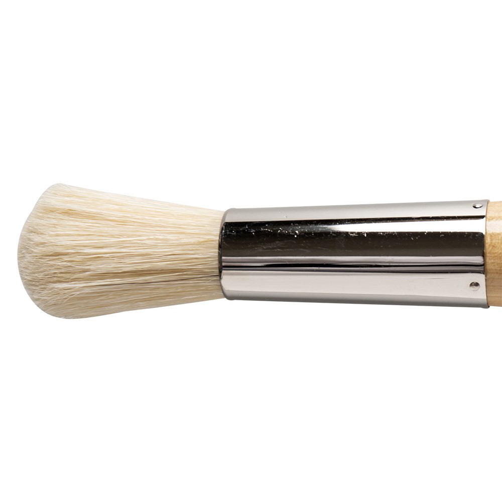 Silver Brush Jumbo Hog Round brushes discounts online and in-store at The PaintBox. Bob Ross would have loved these brushes!