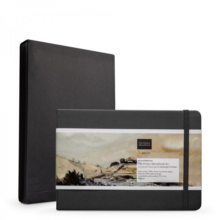 ETCHR - THE PERFECT SKETCHBOOK - LANDSCAPE COLDPRESSED A5 - THE