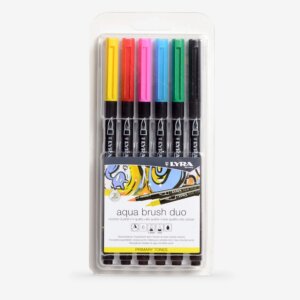 Lyra's Aqua Brush Duo Art Pens are dual-tip brush markers.