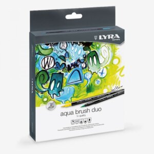 Lyra Aqua Brush Duo Art pens are dual-tip brush marker