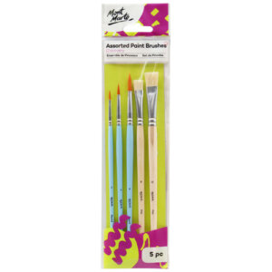 Discount assorted brush packs of five at The PaintBox. If you would like deeper discounts and rewards, join The PaintBox VIP Club for greater savings.